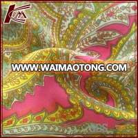 Custom new design high quality digital printed crepe silk fabric